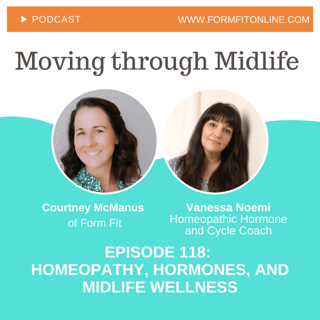 podcast art with Vanessa Noemi a Homeopathic Hormone Coach 