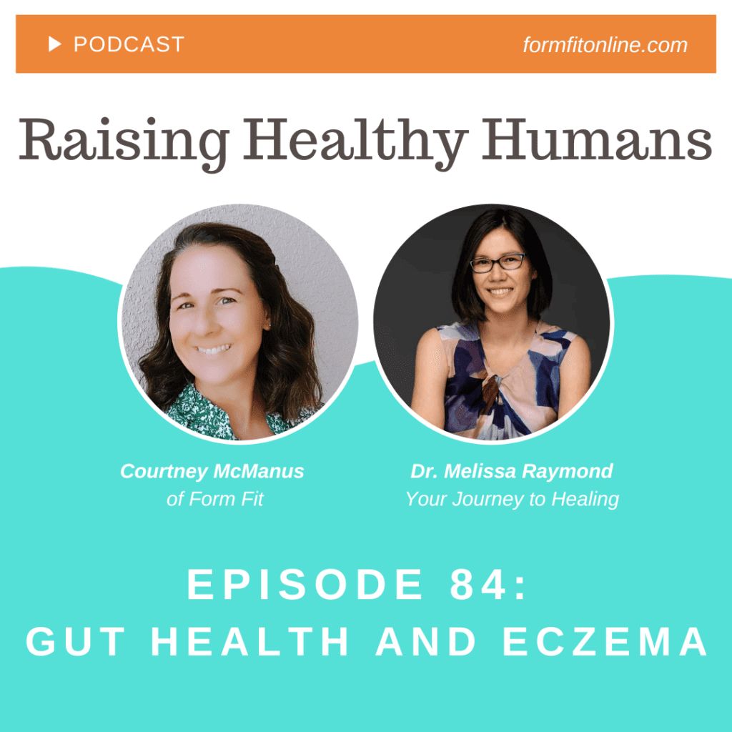 podcast art with Dr Melissa of your journey to healing  about gut health and eczema