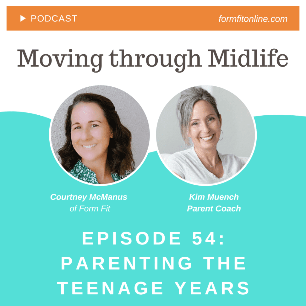 Podcast art with Kim Muench parent coach 