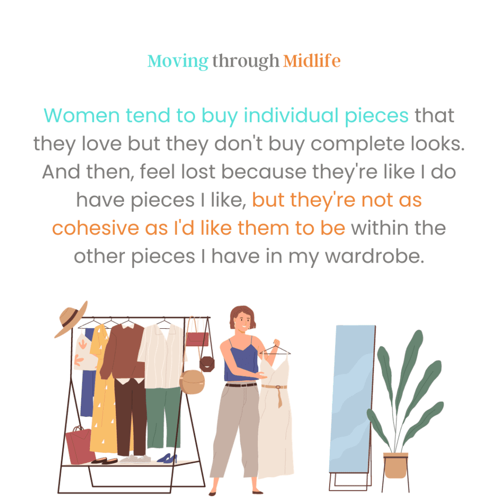 Quote from Ashli Anna Hurley of Bold Faith and Fashion about how women purchase clothing